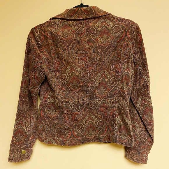 Corduroy Boho (Bohemian) Print Jacket - Picture 5 of 8